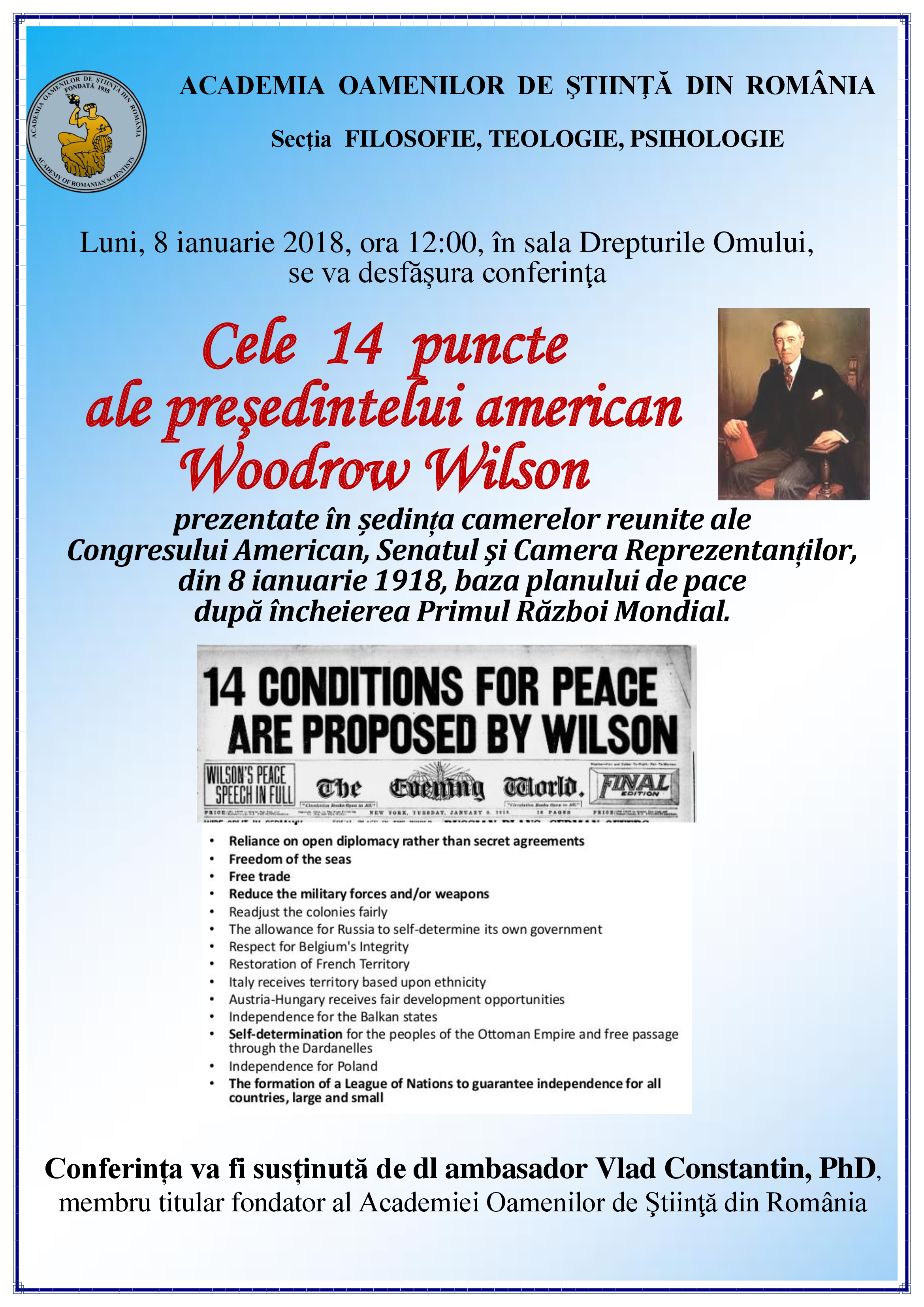afis-8-ian-2018-Simposion-Cele-14-puncte-ale-presedintelui-Wilson-Wodrow-bis