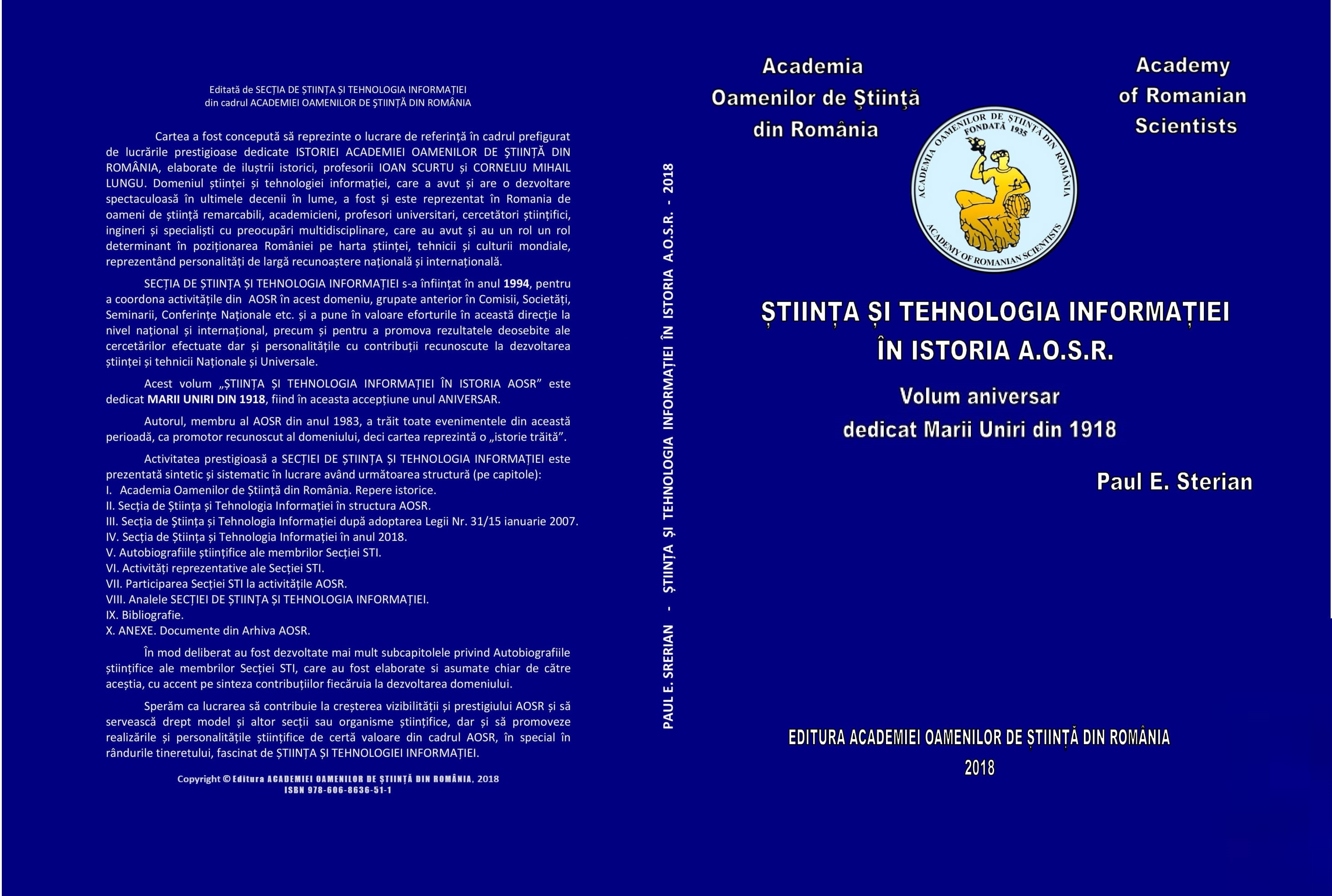 978-606-8636-51-1-Stiinta-si-tehnologia-informatiei-in-istoria-A.O.S.R.-COPERTA