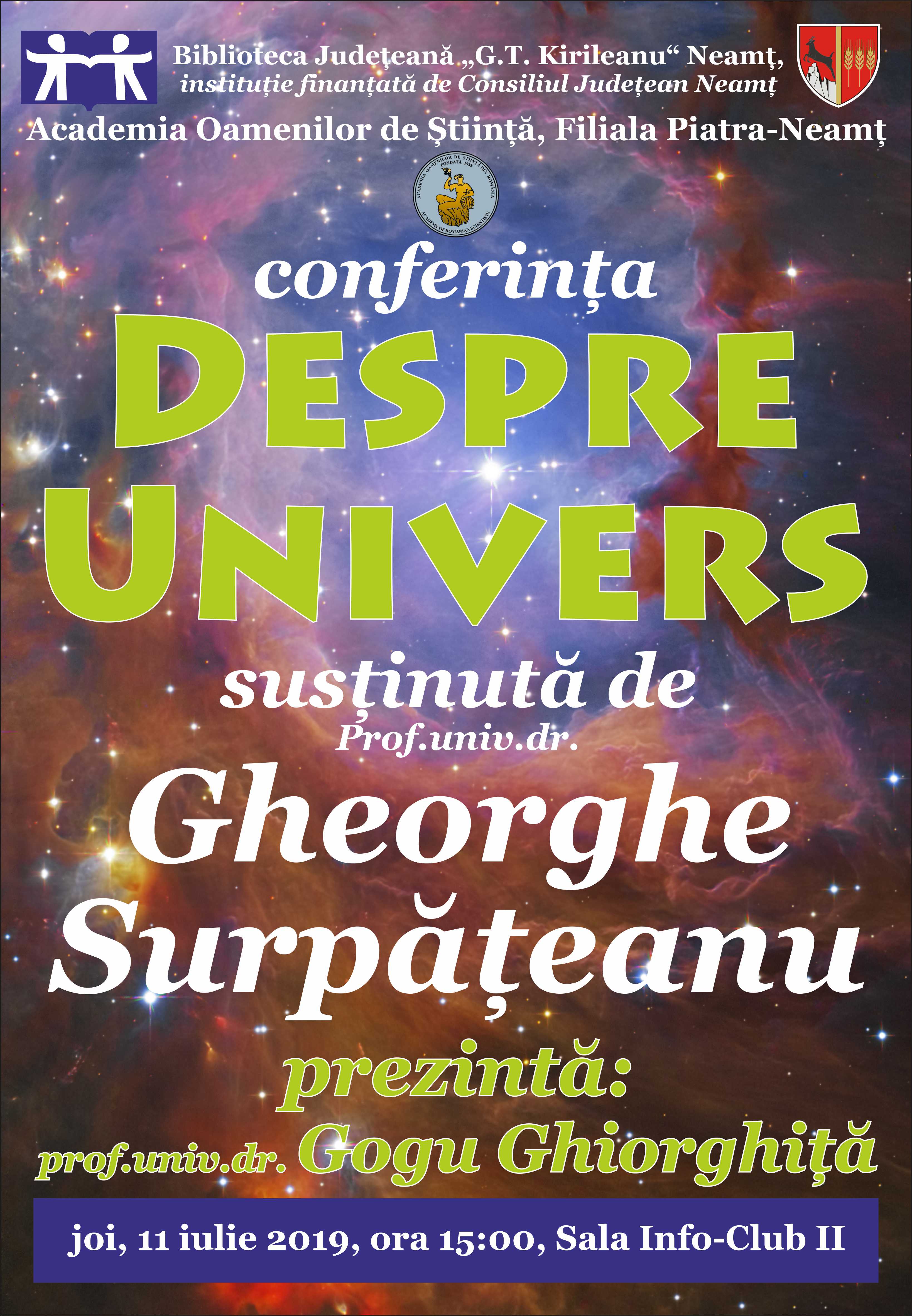 Poster conf. About the Universe