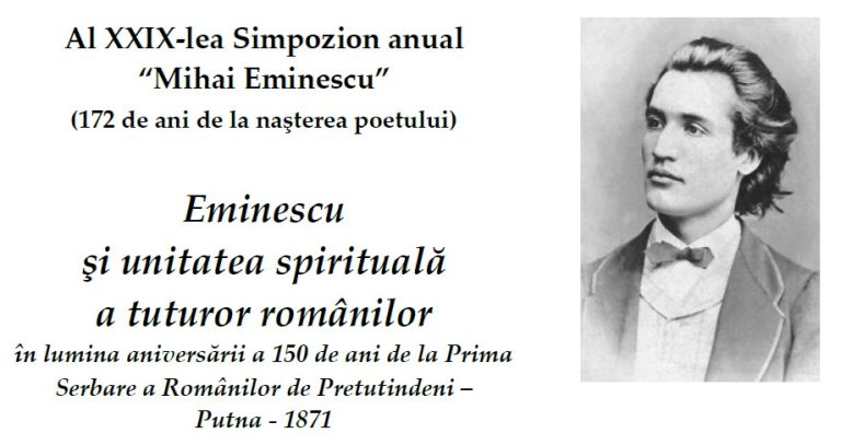 Al XXIX-lea Simpozion anual “Mihai Eminescu”