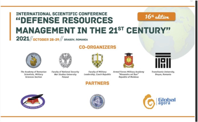 International Scientific Conference “DEFENCE RESOURCE MANAGEMENT IN THE 21st CENTURY” (CODRM)