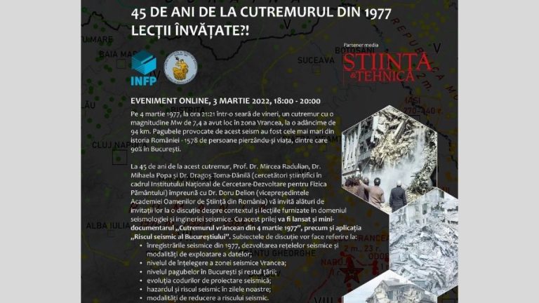 45 de ani de la cutremurul din 1977 – Lecţii învăţate?!