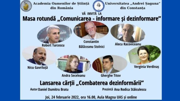 Masa rotundă „Comunicarea – informare şi dezinformare”