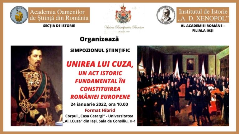 CUZA’S UNION, A FUNDAMENTAL HISTORICAL ACT IN THE CONSTITUTION OF EUROPEAN ROMANIA
