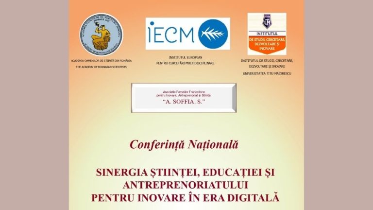 National Conference SYNERGY OF SCIENCE, EDUCATION AND ENTREPRENEURSHIP FOR INNOVATION IN THE DIGITAL AGE