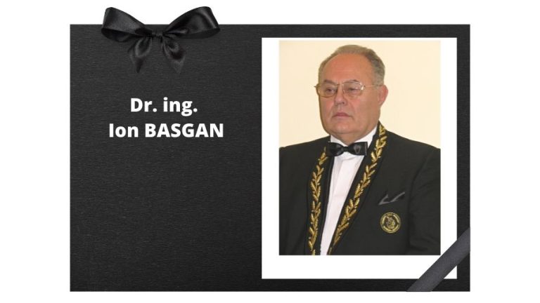Adâncă tristeţe la stingerea din viaţă a Dr. ing. Ion BASGAN, vicepreşedinte AOSR (2010-2020)