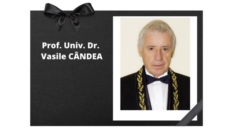 General (r) Prof. Dr. Vasile Cândea, founder of AOSR, an illustrious personality, has passed away.of Romanian medical sciences