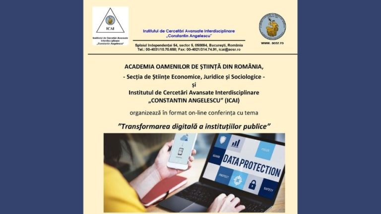 Conferinţa ”Transformarea digitală a instituțiilor publice”