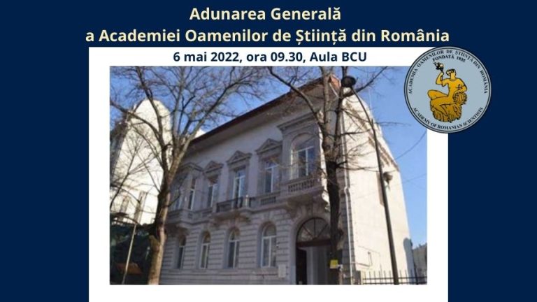 General Assembly of the Romanian Academy of Scientists
