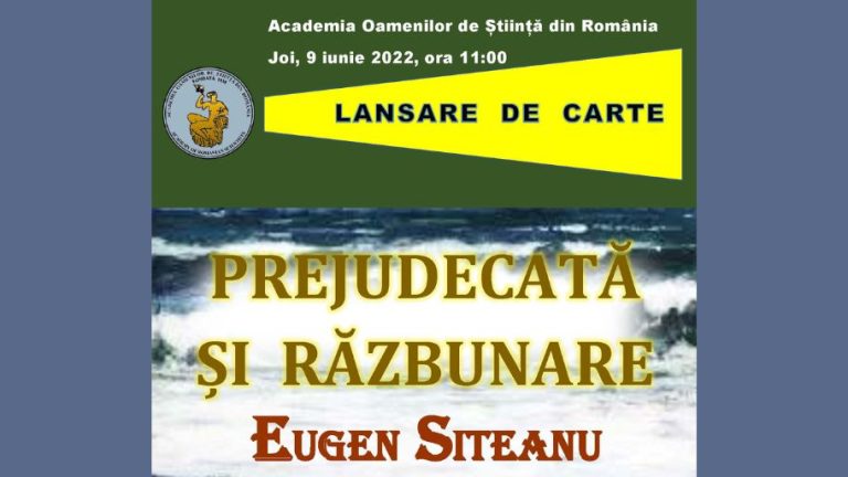 Lansare de carte – Prejudecată şi răzbunare