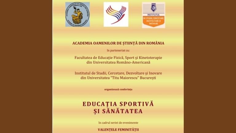 Conference SPORTS EDUCATION AND HEALTH