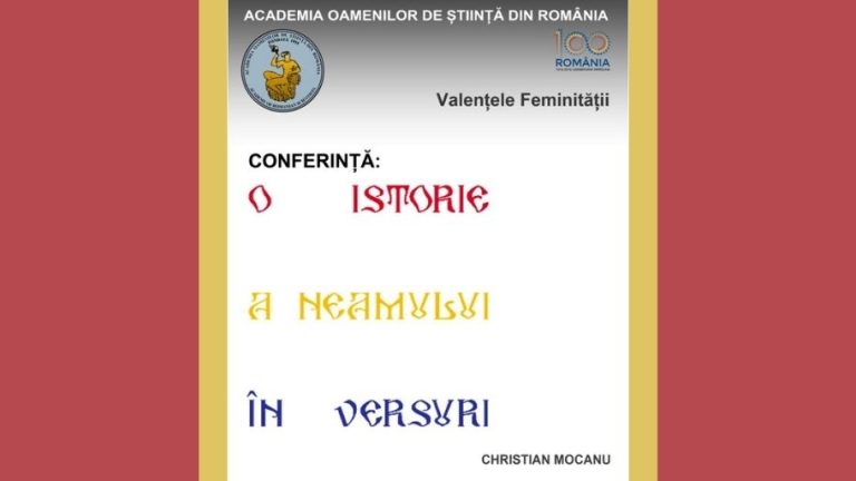 Conferinţa O ISTORIE A NEAMULUI ÎN VERSURI