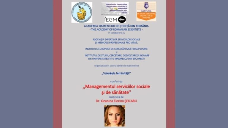 Conference on SOCIAL AND HEALTH SERVICE MANAGEMENT