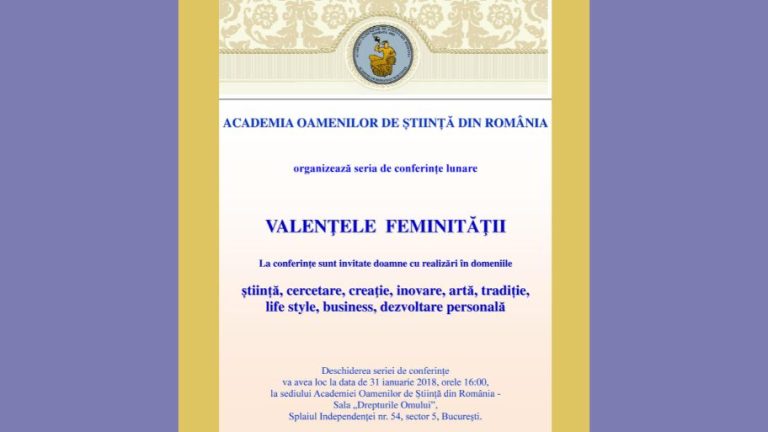 Conference launching the VALENCIES OF WOMEN programme