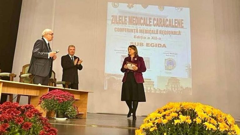 Prof. univ. dr. Camelia Diaconu – Cetăţean de Onoare al municipiului Caracal