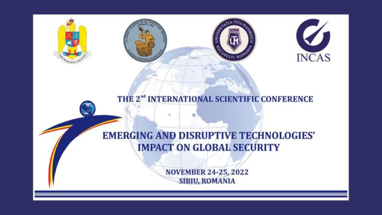 International Conference „Emerging and Disruptive Technologies′ Impact on Global Security”