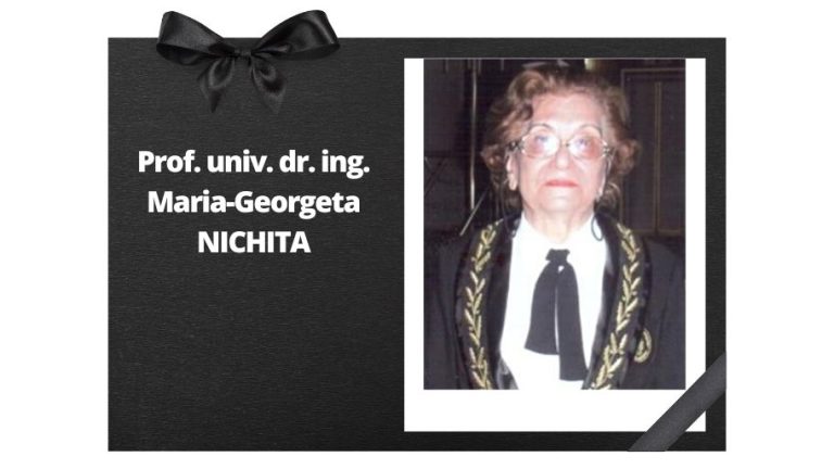 Pios omagiu dnei. Prof. univ. dr. ing. Maria-Georgeta NICHITA