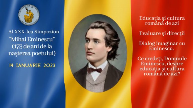 VIDEO Al XXX-lea Simpozion “Mihai Eminescu” – 173 de ani de la naşterea poetului