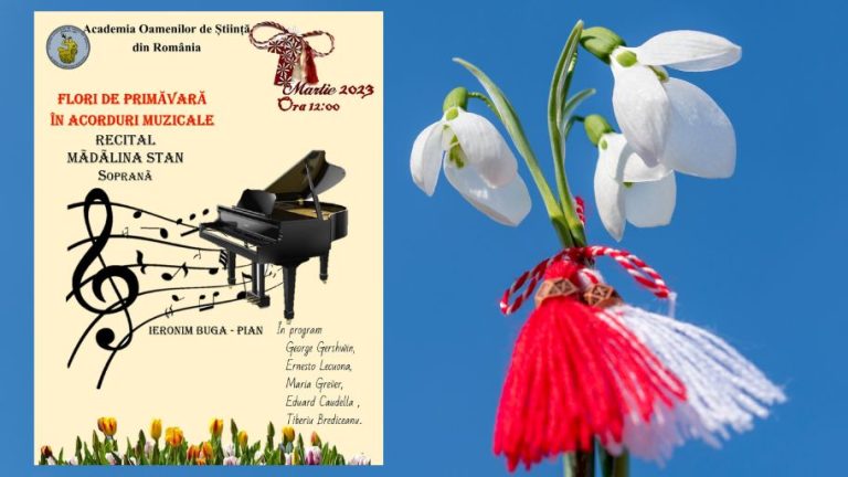 FOTO Flori de primăvară în acorduri muzicale – Recital Mădălina Stan, Soprană