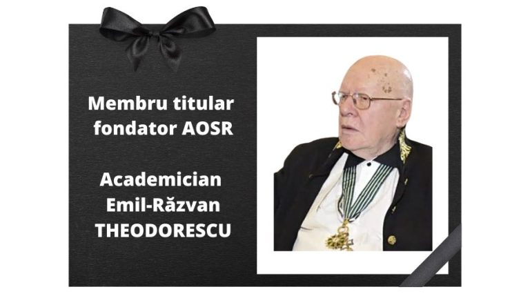 AOSR mourns the departure of Acad. Răzvan Theodorescu