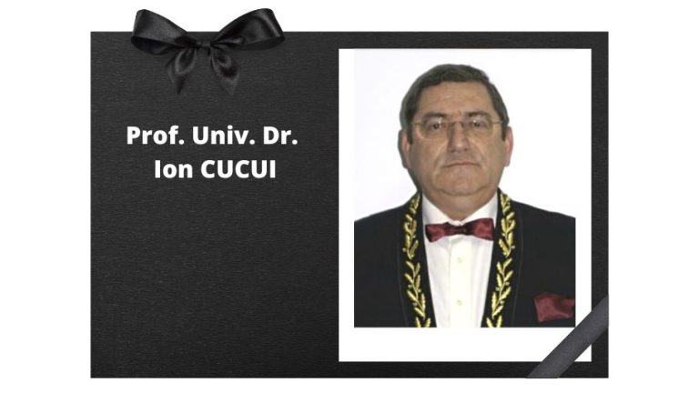 AOSR expresses its sadness and regret at the departure of Professor Ion Cucui