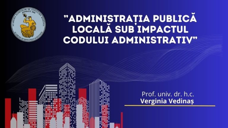 ”Administrația publică locală sub impactul Codului Administrativ”