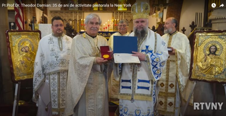 Aniversare 50 de ani de activitate pastorală – Pr. prof. dr. Theodor Damian, Președintele filialei AOSR – New York