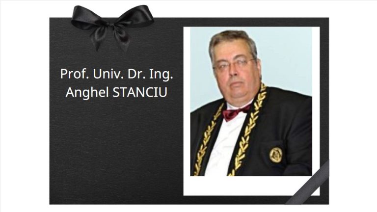AOSR își exprimă adânca tristețe la plecarea dintre noi a Profesorului Anghel Stanciu