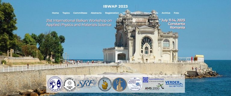 21st International Balkan Workshop on Applied Physics and Materials Science – July 11-14, 2023