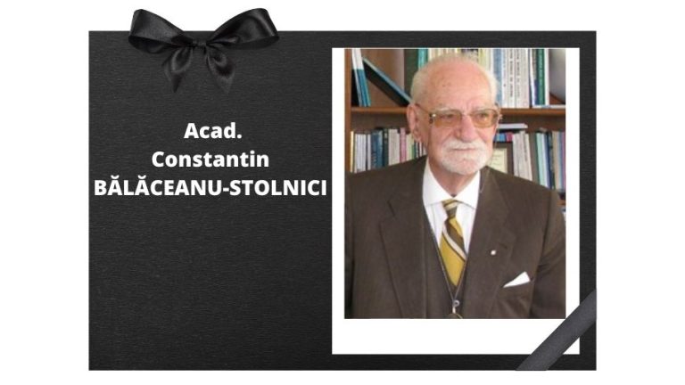 AOSR deeply regrets the passing from this world of Academician Constantin Bălăceanu-Stolnici