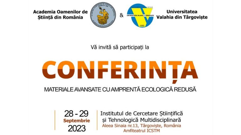 Conference “Advanced materials with small environmental footprint”