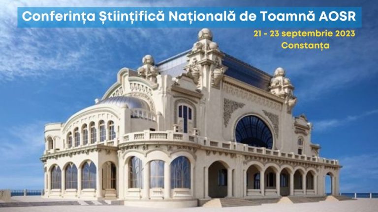 AOSR National Autumn Scientific Conference, 21-23 September 2023