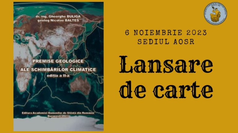 Book Launch – Geological Premises of Climate Change, ed. II