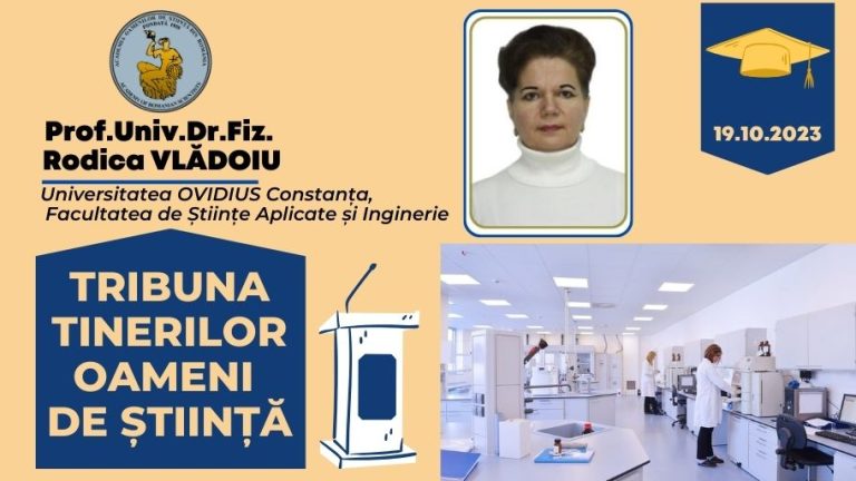 PHOTO Prof.univ.dr. Rodica Vlădoiu at the Young Scientists Tribune