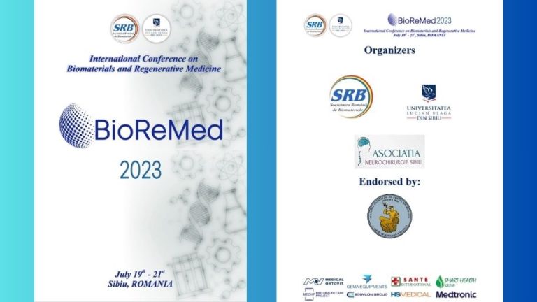 Conferința Internațională de Biomateriale și Medicină Regenerativă BioReMed 2023