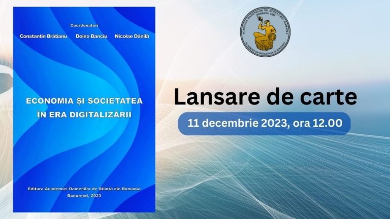 Launch of the book “Economy and Society in the Age of Digitalisation”