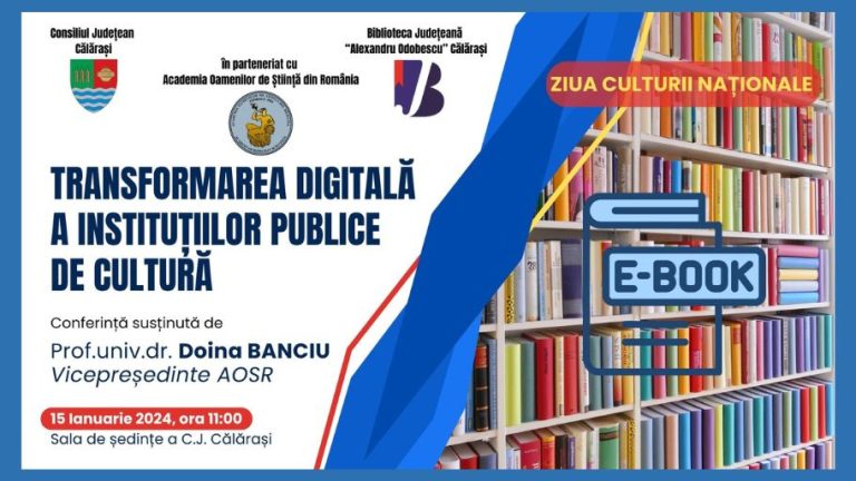Conferința „Transformarea digitală a instituțiilor publice de cultură”