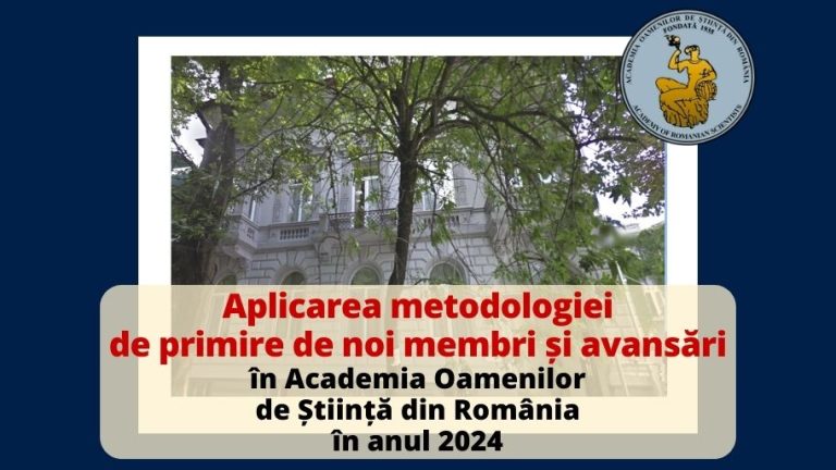 Precizări privind aplicarea metodologiei de primire de noi membri și avansări – AOSR 2024