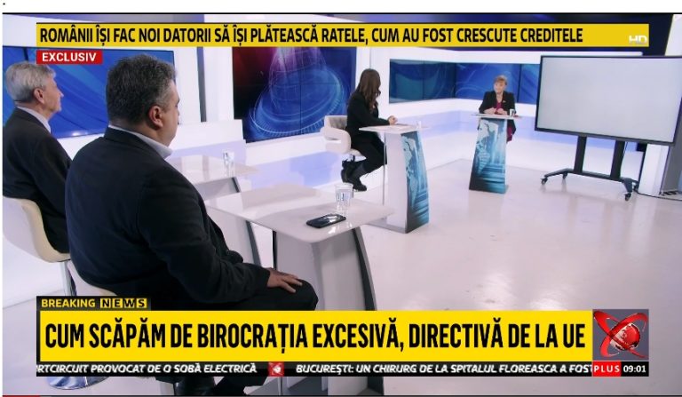 Guests in the Realitatea Plus TV studio – Doina Banciu and Dumitru Popescu on the digitization of Romania