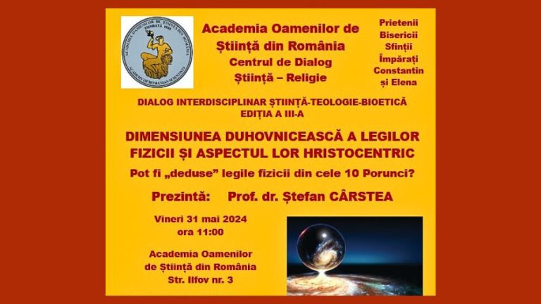 The spiritual dimension of the laws of physics and their Christocentric aspect