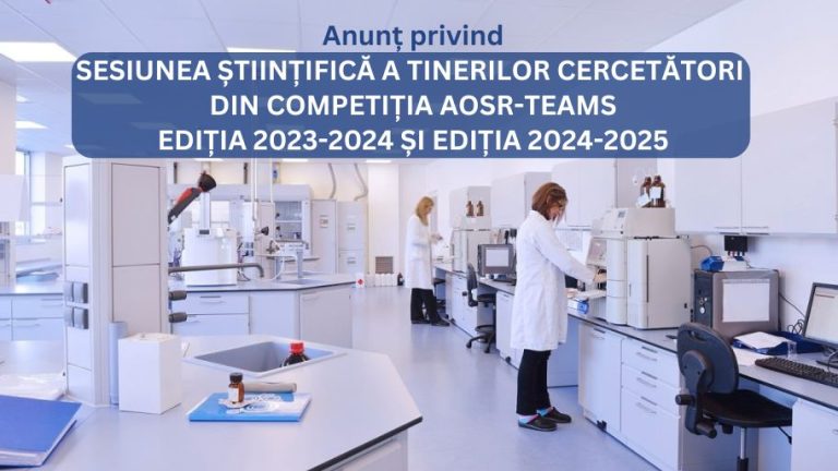 AOSR-TEAMS 2023-2024 and 2024-2025 Young Scientists Scientific Session