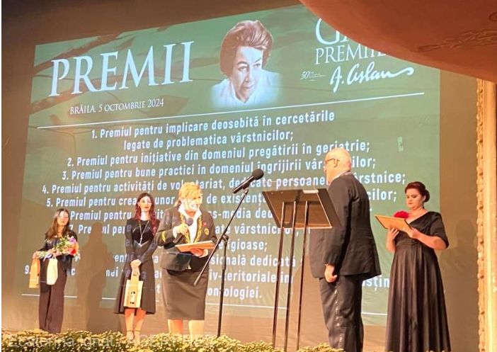 Brăila: “Ana Aslan” Gala Awards – proposal for a new outpatient prophylactic service; research agreement