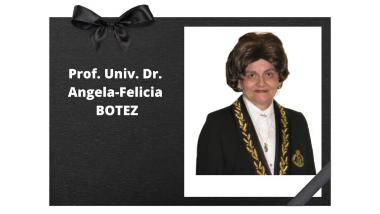 Drum lin dnei. Prof. univ. dr. Angela-Felicia Botez