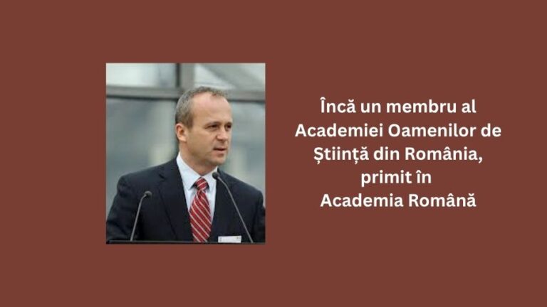 Prof. univ. dr. ing. Ioan Vasile Abrudan a devenit membru corespondent al Academiei Române