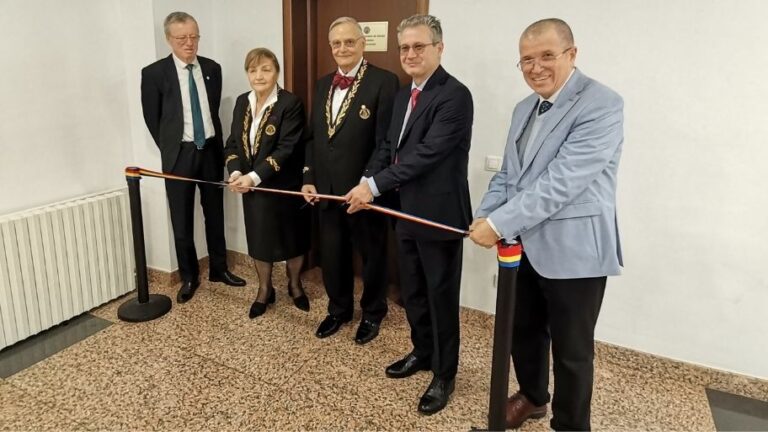 Inaugurarea sediului Filialei București a Academiei Oamenilor de Știință din România și semnarea Protocolului de Colaborare dintre AOSR și Universitatea POLITEHNICA București