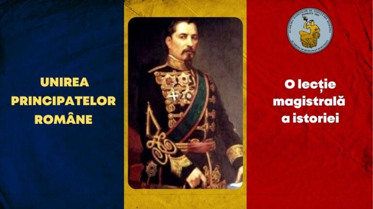Academia Oamenilor de Știință din România: Unirea Principatelor – o lecție magistrală a istoriei