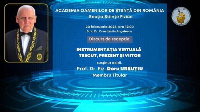 Discurs de recepție – Prof. Dr. Fiz. Doru Ursuțiu